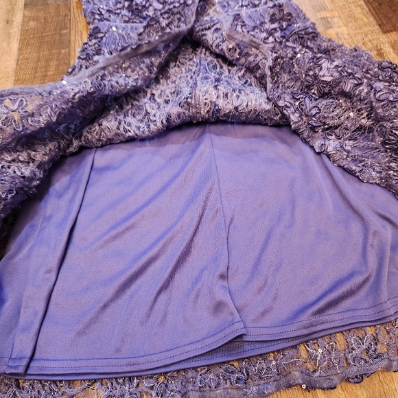 Tadashi Shoji Sho Sequin Floral Fit & Flare Dress with Cutout - Picture 12 of 12